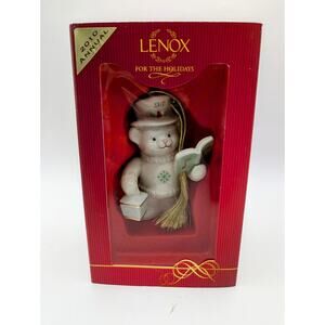 LENOX 2010 annual TEDDY'S CHRISTMAS CAROLS BEAR Ornament -- -- NEW in BOX